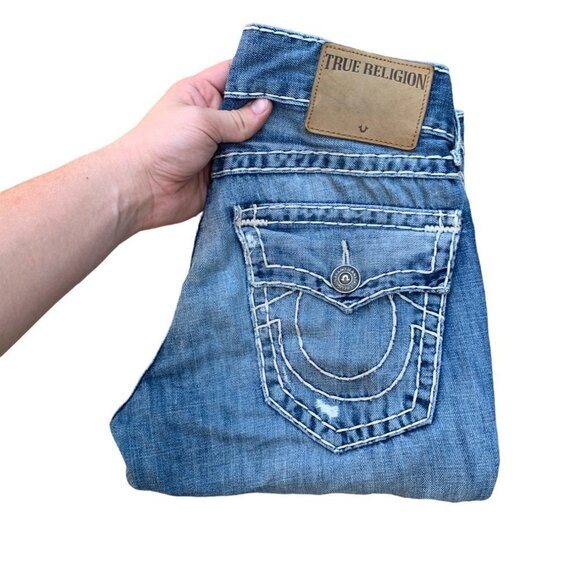 True Religion Jeans Size 30 RICKY SUPER T Blue - Picture 6 of 9